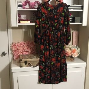 FLORAL SHEER DRESS BY MOSSIMO